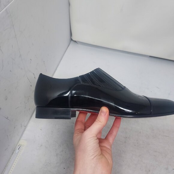 Christian Louboutin Greg on MENS Flat Patent Leather Shoe - Picture 9 of 12